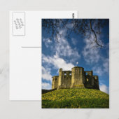 Château de Warkworth et carte postale de l'Hermita (Devant / Derrière)