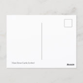 Château d'Eilean Donan, carte postale d'Écosse (Dos)