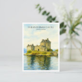 Château d'Eilean Donan Écosse Art de carte postale (Debout devant)