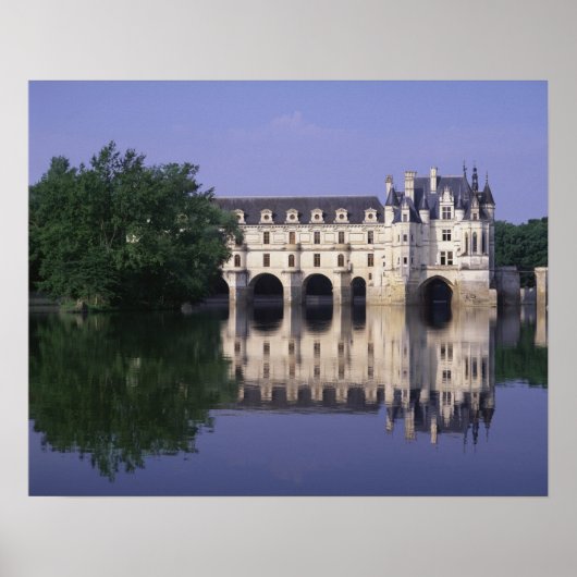 Chateau du Chenonceau, Loire Valley, Poster (Voorkant)