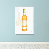Chateau d'Yquem 2003 Canvas Afdruk (Insitu (Houten vloer))
