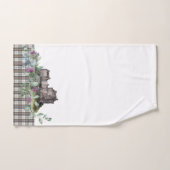 Château écossais de Tartan (Serviette à main)