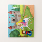Château enchanté Aventure Enfants Puzzle Puzzle (Vertical)