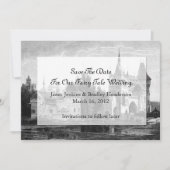 Château Enregistrer La Date Mariage Faire-part (Devant)