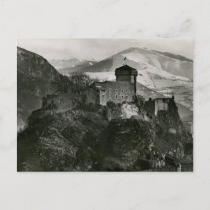Château fort de Lourdes, Vintage van Frankrijk Briefkaart