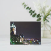 Château Frontenac Boardwalk Québec Carte postale (Debout devant)