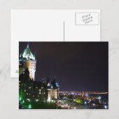 Château Frontenac Boardwalk Québec Carte postale (Devant / Derrière)