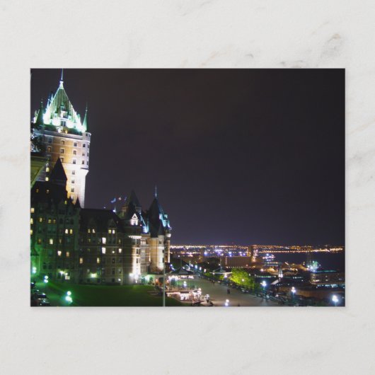 Château Frontenac Boardwalk Québec Carte postale (Devant)