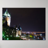 Château Frontenac Boardwalk Québec Poster (Devant)