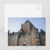Chateau Frontenac-briefkaart Briefkaart (Voorkant / Achterkant)