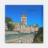 Chateau Frontenac in Quebec Stad Magneet (Voorkant)