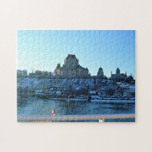 Chateau Frontenac, Quebec, Canada Legpuzzel (Horizontaal)