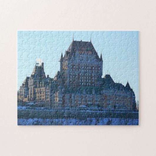 Chateau Frontenac, Quebec, Canada Legpuzzel (Horizontaal)