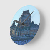 Chateau Frontenac, Quebec, Canada Ronde Klok (Hoek)