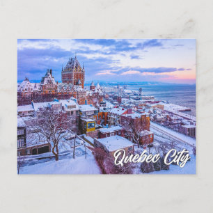 Chateau Frontenac, Quebec Stad, Quebec, Canada Briefkaart
