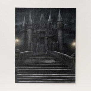 CHÂTEAU GOTHIQUE NUIT JIGSAW PUZZLE