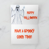 CHÂTEAU HAUNTÉ CARTE HALLOWEEN (Intérieur)