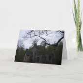 CHÂTEAU HAUNTÉ CARTE HALLOWEEN (Devant)