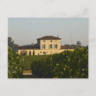 Chateau Lafleur Petrus en wijngaard, in Pomerol, Briefkaart
