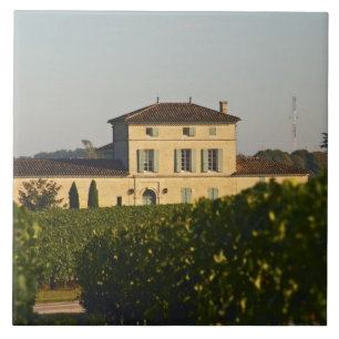 Chateau Lafleur Petrus en wijngaard, in Pomerol, Tegeltje