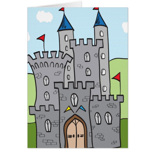 Château mignon de bande dessinée (Devant)