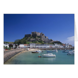 Château Mont Orgueil et port, Gorey, Jersey
