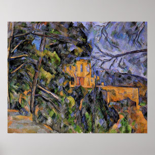 Chateau Noir van Paul Cezanne Poster
