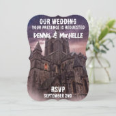 CHÂTEAU NUIT GOTHIQUE MODÈLE MARIAGE INVITATIONS (Debout devant)