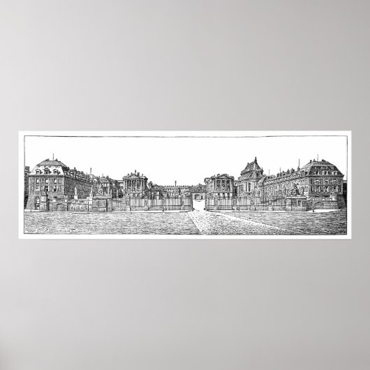 Chateau of Varsailles Poster (Voorkant)