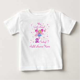 Château personnalisé Angel 2e Tshirt Anniversaire