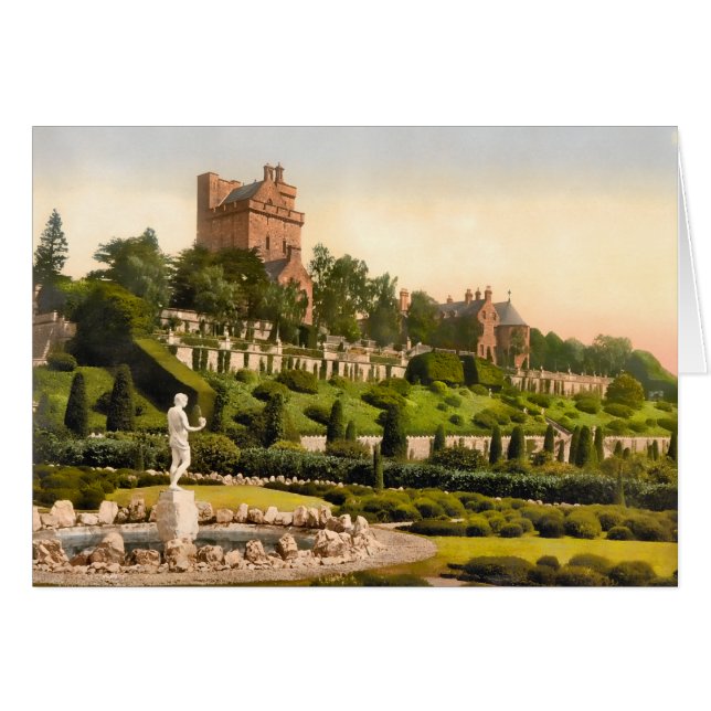 Château Perthshire Ecosse de Drummond (Devant Horizontal)
