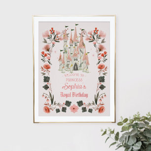 Château Royal Anniversaire Affiche de bienvenue ro