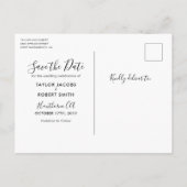 Château Rustique Fleur Photo Faire-Part de sauvega (Dos)