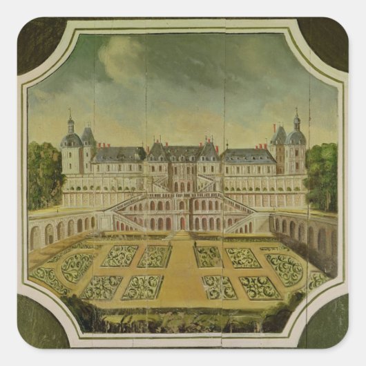 Chateau Saint-Germain-en-Laye Vierkante Sticker (Voorkant)