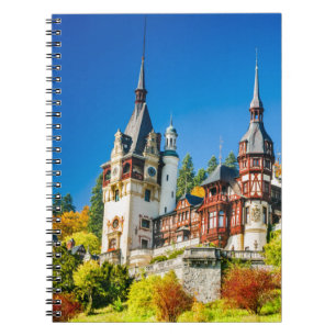 Château Sinaia de Peles de carnet de photo