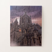 CHÂTEAU STORMY NUIT GOTHIC JIGSAW PUZZLE (Vertical)