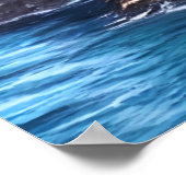 Château sur la roche | AI Art Poster (Coin)