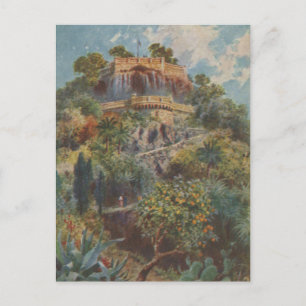 Chateau Uitzicht Nice Frankrijk Briefkaart