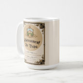 Châteauneuf du Papa Mug - Drôle Papa Parodie Cadea (Devant gauche)
