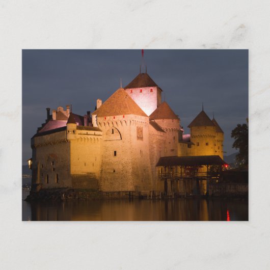 Chateaux Chillon, Suisse Carte postale (Devant)