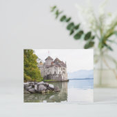 Châteaux Chillon Suisse Carte postale (Debout devant)