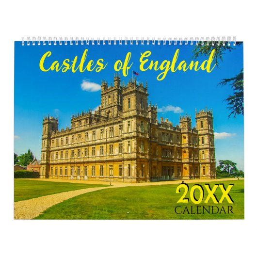 Châteaux d'Angleterre Pittoresque 2025 Calendrier (Protection)