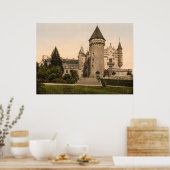 Chateaux de Bourbon-Busset, Vichy, Frankrijk Poster (Keuken)