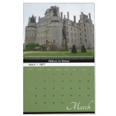 Châteaux de la Loire Calendrier du Mur 2022 (Mar 2027)