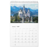 Châteaux du calendrier annuel 2018 du monde (Jan 2027)