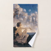 Châteaux en Espagne de Maxfield Parrish 1904 Fanta (Serviette à main)