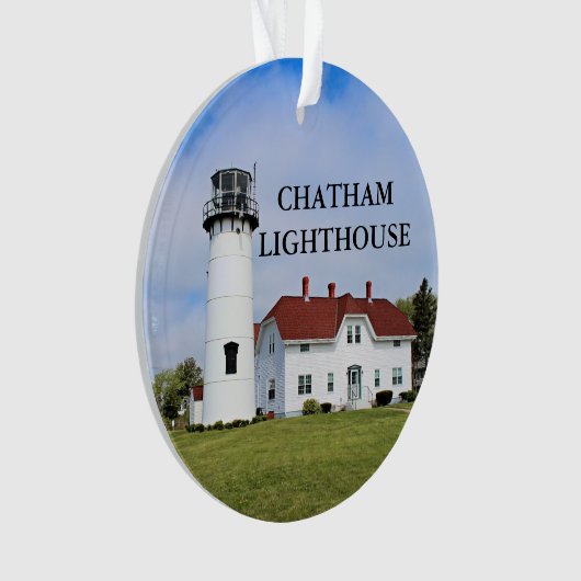 Chatham Lighthouse Cape Cod Massachusetts Ornament (voorkant)