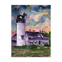 Chatham Lighthouse Marthas Vineyard Briefkaarten
