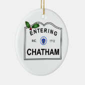 Chatham MA Keramisch Ornament (Rechts)
