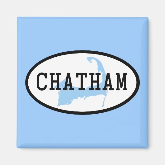 Chatham, MA Magnet Magneet (Voorkant)